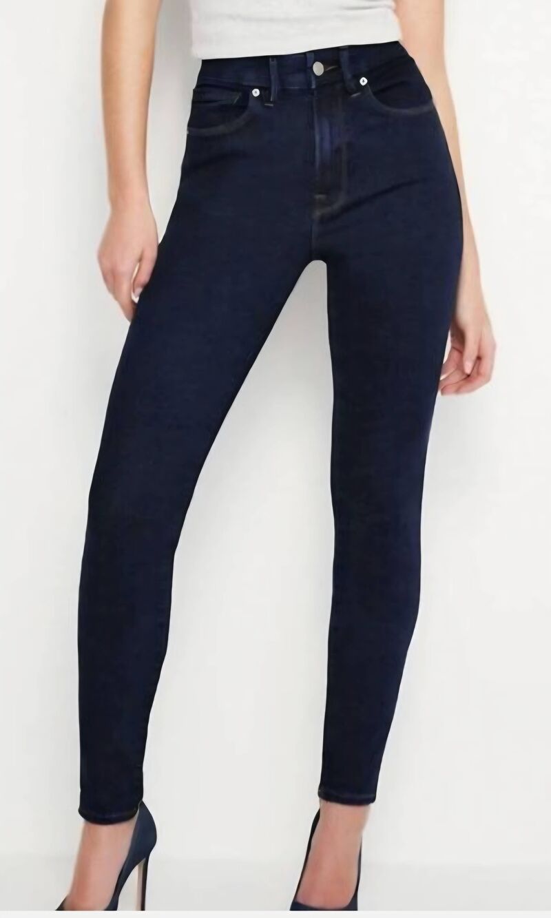 GOOD AMERICAN Always Fits Good Legs Skinny Jeans In Denethic Blue04 Sz 14-18
